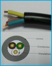 PSE認(rèn)證電源線AC兩插帶地線品字尾