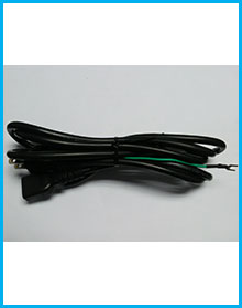 PSE認(rèn)證電源線AC兩插帶地線品字尾